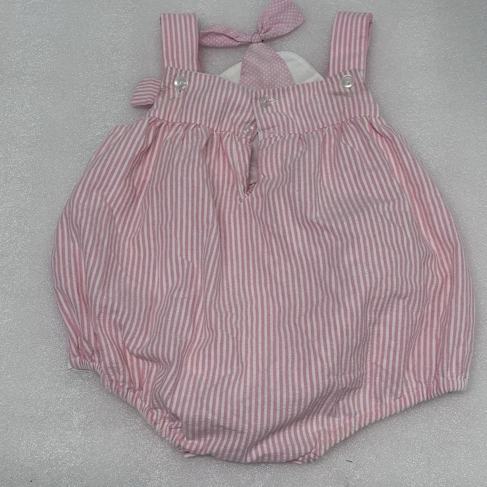 Kids Exchange One Piece Embroidered Romper Size 9 Mths Vintage‎ SearSucker Bears